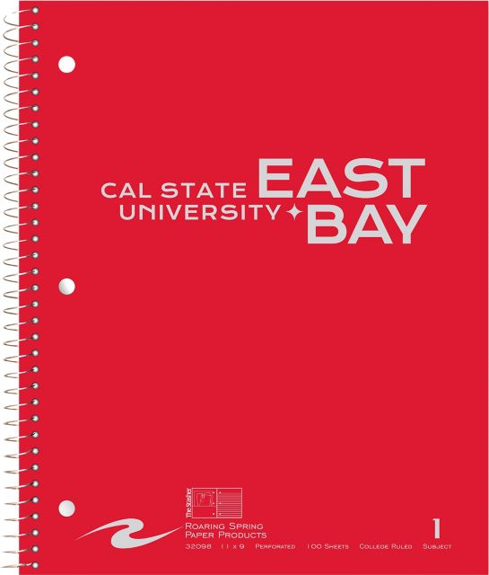 California State University East Bay Notebook 100-Sheet