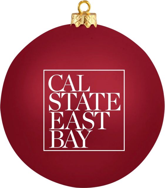 California State University East Bay Shatterproof Round Ornament