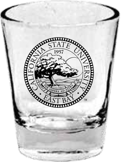 California State University East Bay 1.5 oz. Collector's Glass