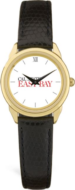 CSI Women's Black Leather Watch(Gift Boxed) With Colored Medallion - ONLINE ONLY