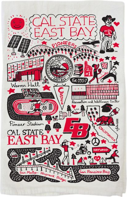 California State University East Bay Kitchen Towel