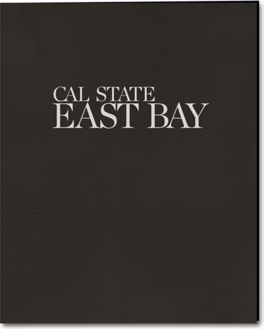 California State University, East Bay 2 Pocket Leatherette Folder