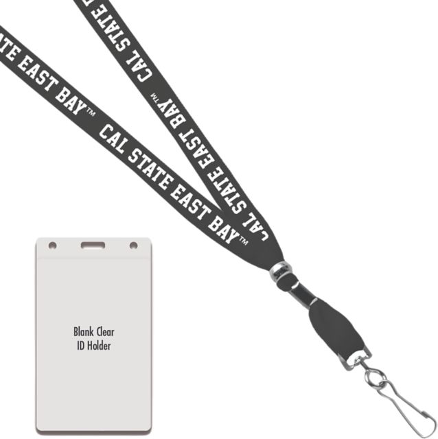 California State University East Bay Card Dispenser Lanyard