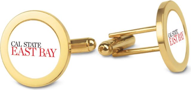 CSI Gold Cufflinks (Gift Boxed) With Colored Medallion - ONLINE ONLY