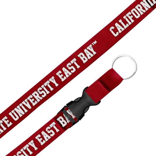 California State University East Bay .75 Woven Lanyard