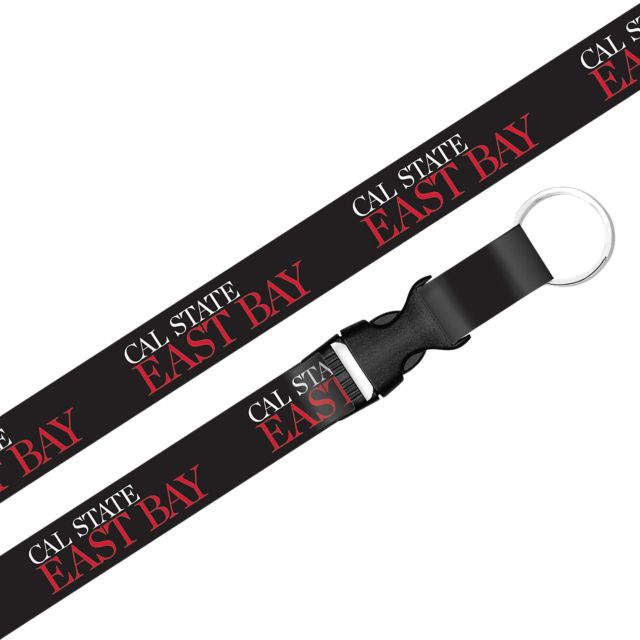 California State University East Bay Lanyard with Buckle