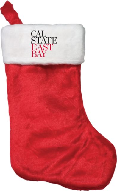 California State University East Bay Plush Stocking