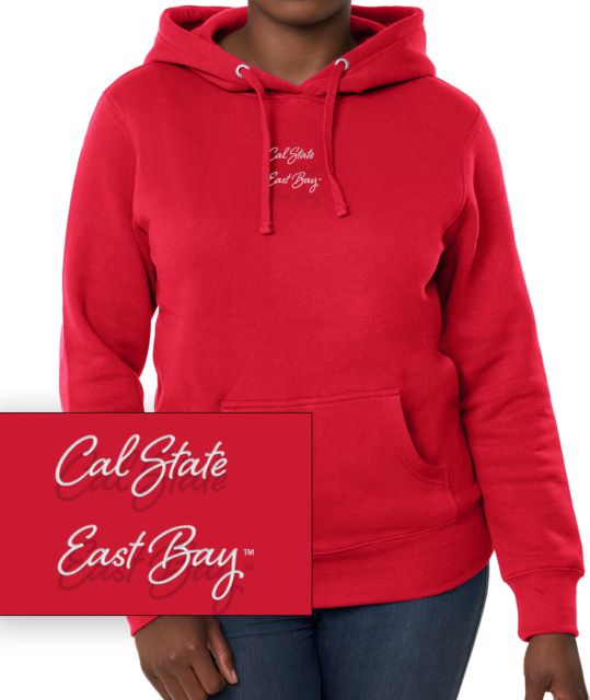 California State University East Bay Women's Chainstitch Hooded Sweatshirt