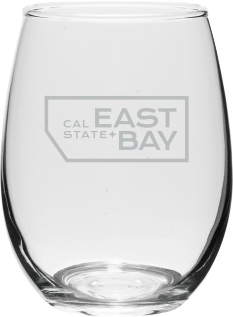 California State University East Bay 15 oz. Wine Glass