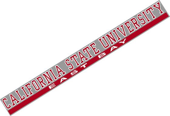 California State University Location Strip Decal