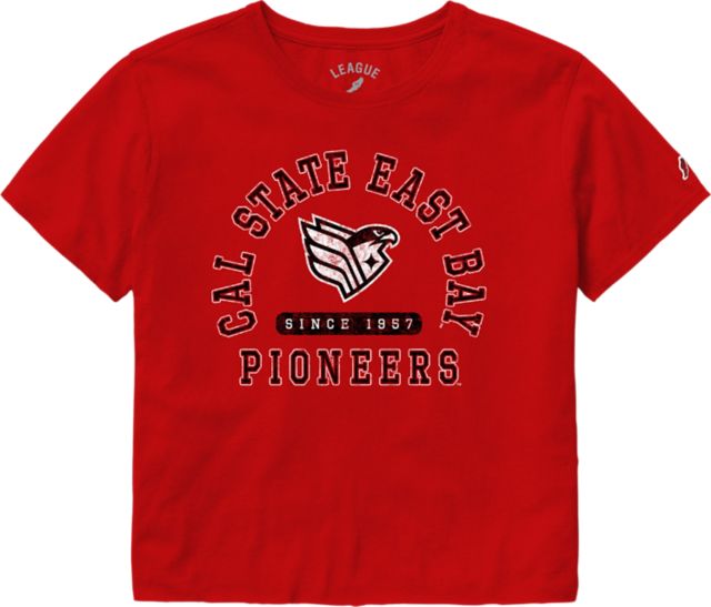 California State University East Bay Women's Pioneers Clothesline Short Sleeve T-Shirt