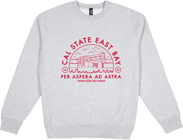 California State University East Bay Premium Heavyweight Pullover Fleece Crewneck - ONLINE ONLY