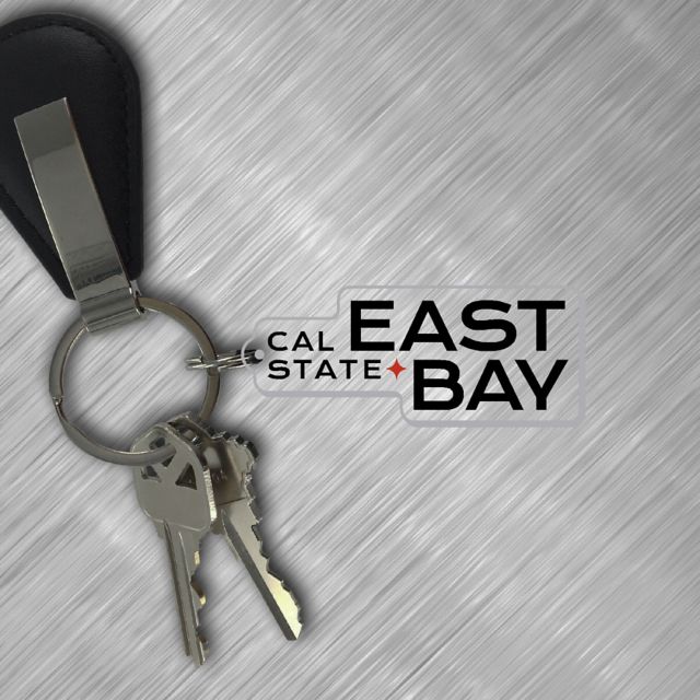 California State University East Bay Acrylic Laser Cut Keychain