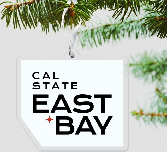 California State University East Bay 3"x4" Ornament