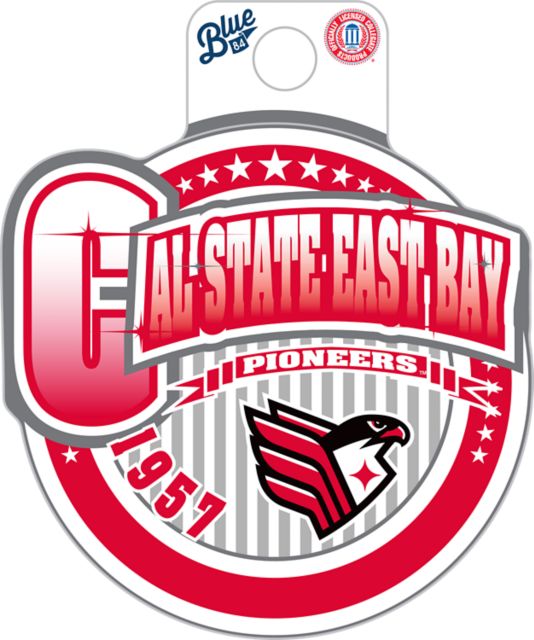 California State University East Bay Pioneers Fullsize Sticker