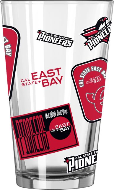 California State University East Bay 16 oz. Pint Glass