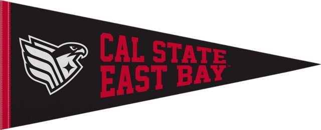 California State University East Bay 12"X30" Full Color Pennant