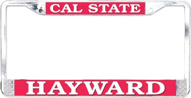 California State University East Bay Pioneers Thin Rim License Plate Frame