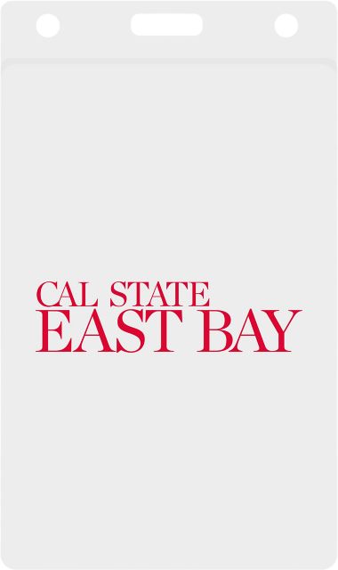 California State University East Bay Thumb Notch Card Guard