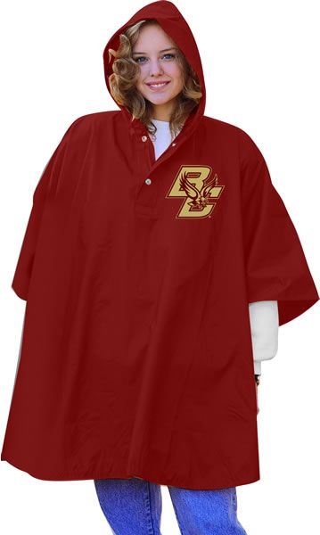 Boston College Rain Poncho