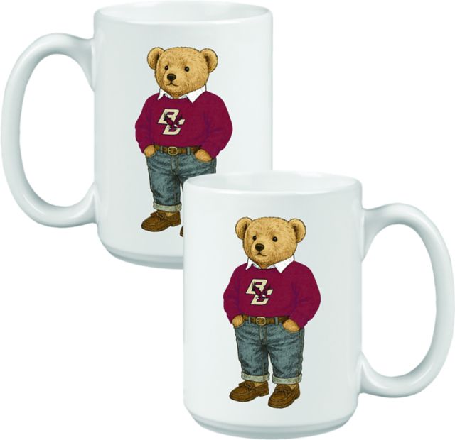 Boston College 15 oz. Teddy Bear Mug