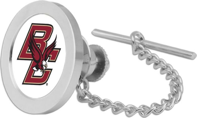 CSI Silver Tie Tack/Lapel Pin Gift Boxed With Colored Medallion - ONLINE ONLY