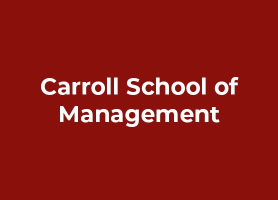 Carroll School of Management