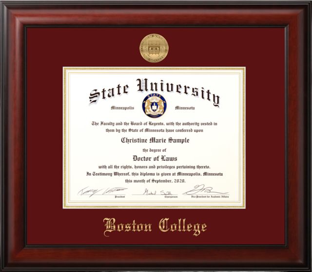 Boston College Meridian 13" x 16" Diploma Frame