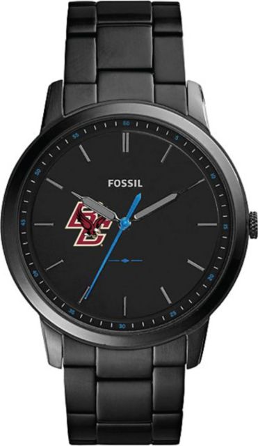 Fossil The Minimalist Slim Three-Hand Black Stainless Steel Watch - ONLINE ONLY