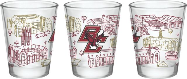 Boston College 2 oz. Collector's Glass