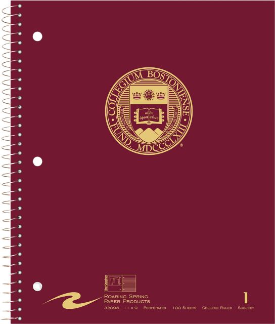 Boston College Notebook 100-Sheet