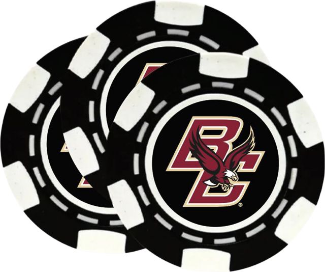 Boston College Chip Ball Marker 3 Pack