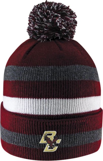 Boston College Knit Cuff Pom Hat