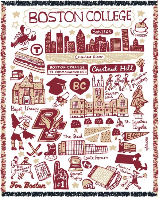 Boston College Tapestry Blanket
