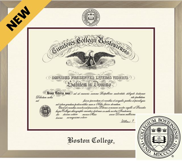 Boston College ICON Light Champagne Diploma Frame