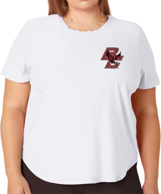 Boston College Beyond Yoga Featherweight On The Down Low Tee - Plus Size