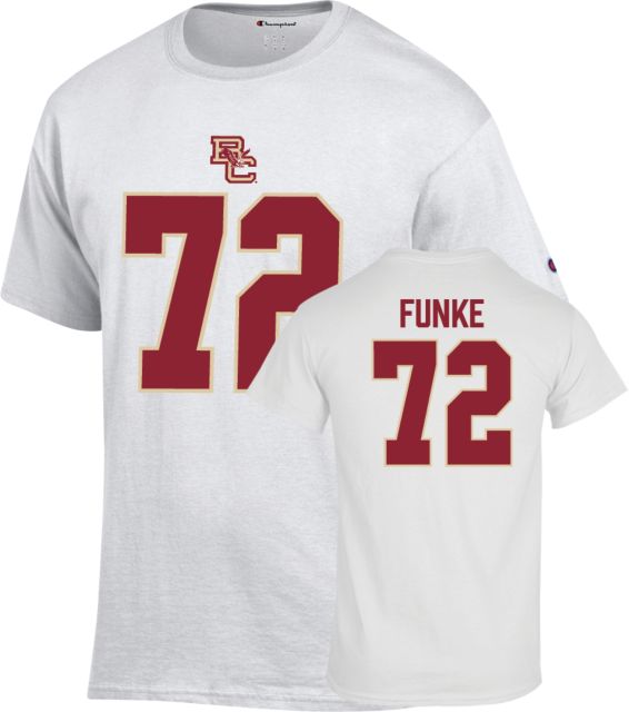 Boston College Football T Shirt Funke - 72 - ONLINE ONLY