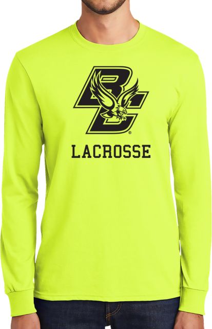Boston College Women's Lacrosse Neon Long Sleeve T-Shirt