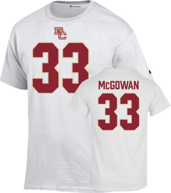 Boston College Football T Shirt McGowan - 33 - ONLINE ONLY