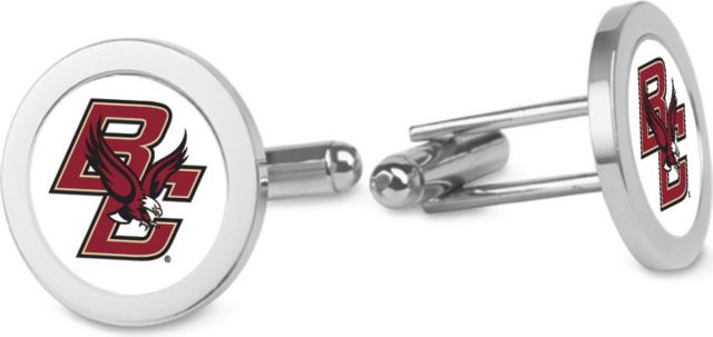 CSI Silver Cufflinks (Gift Boxed) With Colored Medallion - ONLINE ONLY