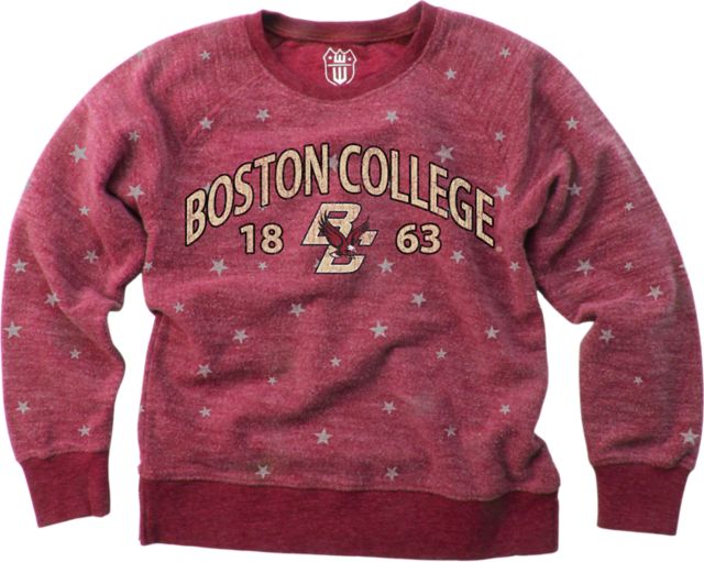 Boston College Girl's Star Crewneck