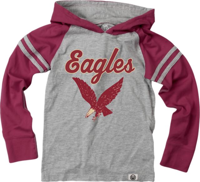 Boston College Eagles Toddler Boys Raglan Hooded Long Sleeve Shirt