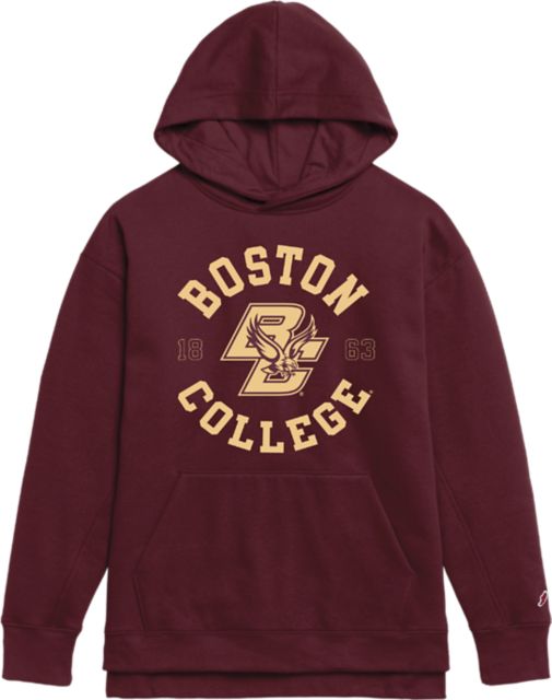 Uscape Women's Boston College Eagles Crew Small Ivory