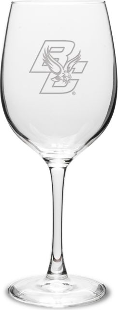 Boston College 16 oz. Wine Glass