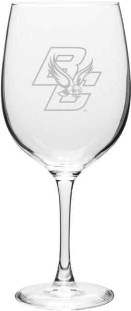 Boston College 19 oz. Wine Glass
