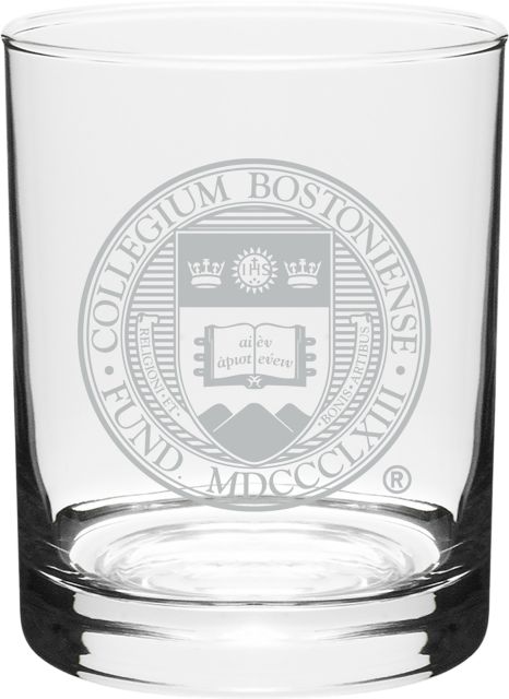 Boston College 14 oz. Wine Glass