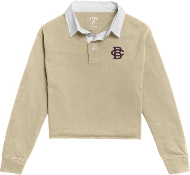 Boston College Women's Authentic 1991 Long Sleeve Collared Cutoff Shirt - ONLINE ONLY