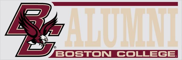 Boston College Alumni Cling Decal