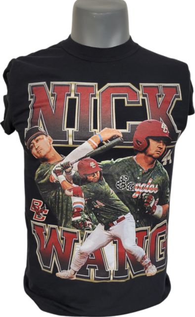 Boston College Baseball Youth Short Sleeve T-Shirt - Nick Wang #44