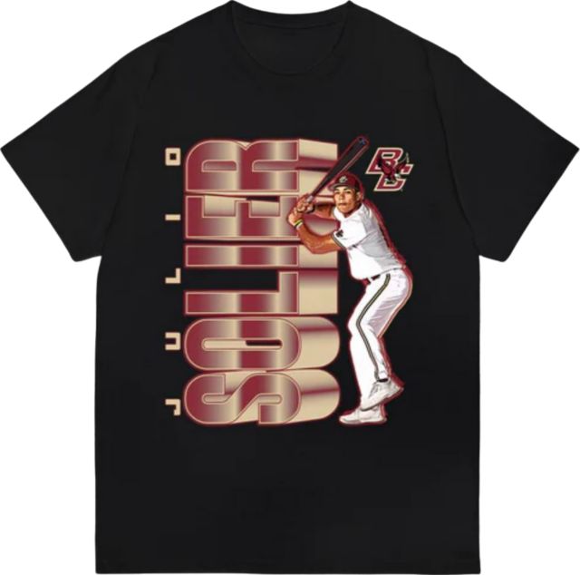 Boston College Baseball Youth Short Sleeve T-Shirt - Julio Solier #16